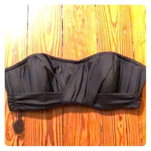 NWT J. Crew D-cup bandeau swim top